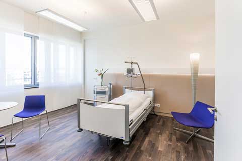 Park-Klinik Patientenzimmer